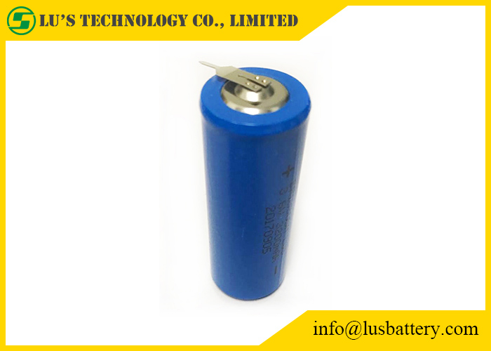 3.6V 3200mAh Lithium Thionyl Chloride Battery LiSoCl2 Power Type ER18505M with pins