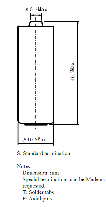 800mah 3.6V Lithium Thionyl Chloride Battery ER10450 Battery For Computer / Clocks