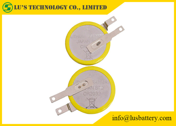 Standard Discharge Lithium Button Cell Batteries 3v Coin Cell CR2032 For Key lithium battery CR2032 with Pins
